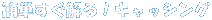 �ȒP��������I�L���b�V���O 
